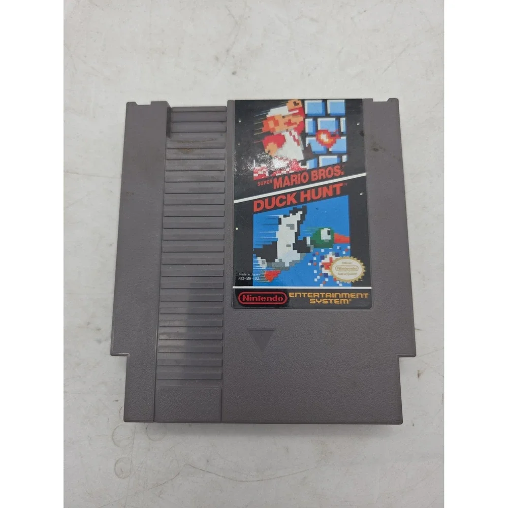 Super Mario Bros Duck Hunt NES Game Cartridge Tested Authentic